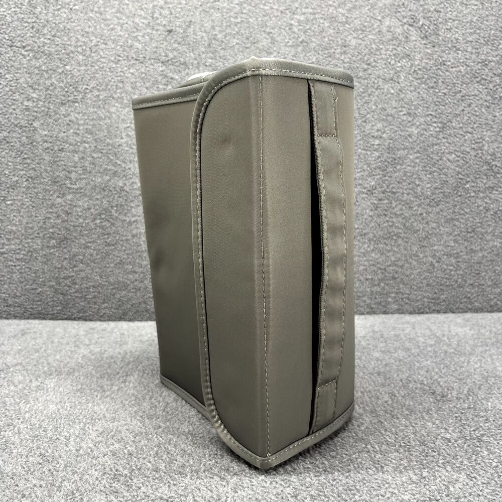 GoGo Travel Bag Hanging Toiletry Cosmetic Pouch Gray Compact Purse‎ - Picture 9 of 11